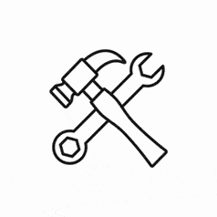 Wrench Icon Lottie animation