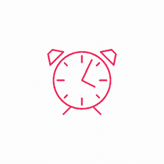 Alarm Clock Icon Lottie animation