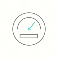 Speedometer icon Rive & Lottie animation