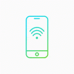 Cell Phone Wi-fi Icon Lottie animation