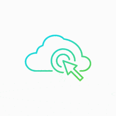 Cloud Click Icon Rive & Lottie animation
