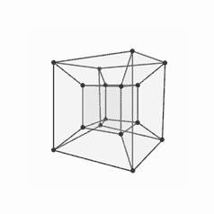 3D Cube – draw dots Lottie animation