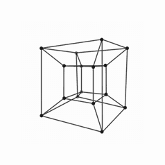 3D Cube – draw dots + fill Lottie animation