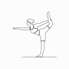 Girl yoga training 01  Rive & Lottie animation