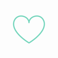 Morph Heart / Peace Draw Lottie animation