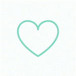 Morph Heart / Peace Loop Lottie animation