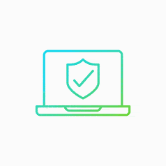 Laptop Secure Icon Rive & Lottie animation