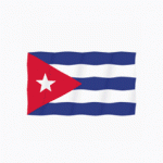 Cuba flag Lottie animation