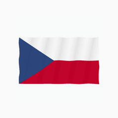 Czech Republic flag Lottie animation