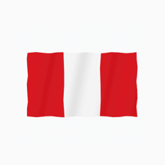 Peru flag Lottie animation