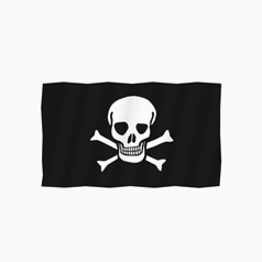 Flag pirate Lottie animation