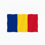 Romania flag Rive & Lottie animation