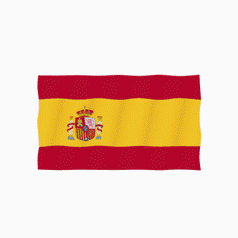 Spain flag Lottie animation