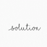 Script word solution Lottie animation