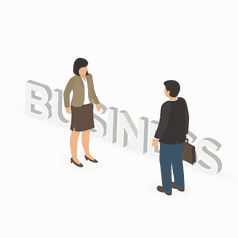 Conversation text – business 02 Lottie animation