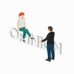 Conversation text – health Lottie animation