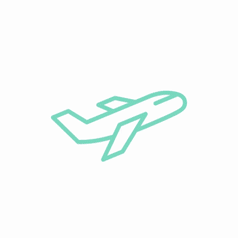 Morph Plane / World Lottie animation