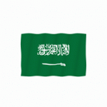Saudi Arabia flag Lottie animation