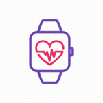 Smartwatch icon 3D Lottie animation