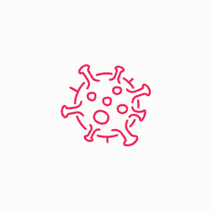 Virus Icon Lottie animation