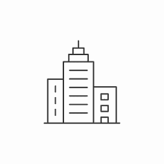 Building city icon  Rive & Lottie animation