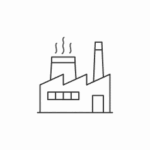 Building factory icon 02  Rive & Lottie animation