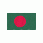 Bangladesh flag Rive & Lottie animation