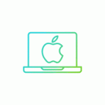 Laptop Apple Icon Rive & Lottie animation